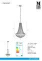Lampa wisząca | Żyrandol GRANSO Czarny Ø 40cm 2xE14 Markslojd 107027 | 7330024571488 noxbox lampynox www.lampynox.pl