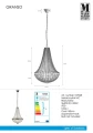 Lampa wisząca | Żyrandol GRANSO Czarny Ø 50cm 3xE14 Markslojd 107028 | 7330024571495 noxbox lampynox www.lampynox.pl