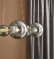Lampa wisząca CIRCLE Mosiądz | Przydymiony Ø 71cm 6xG9 Markslojd 108050 | 7330024596030 noxbox lampynox www.lampynox.pl
