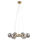 CIRCLE Mosiądz | Przydymiony Ø 71cm 6xG9 Lampa wisząca Markslojd 108050