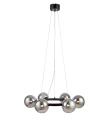 Lampa wisząca CIRCLE Czarny | Przydymiony Ø 71cm 6xG9 Markslojd 108051 | 7330024596047 noxbox lampynox www.lampynox.pl