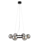 CIRCLE Czarny | Przydymiony Ø 71cm 6xG9 Lampa wisząca Markslojd 108051