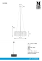 Lampa wisząca LEVEL czarny Ø 52cm 3xE27 Markslojd 107925 | 7330024588134 noxbox lampynox www.lampynox.pl