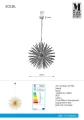 Lampa wisząca SOLEIL złoty Ø 72cm 12xE14 Markslojd 107752 | 7330024585713 noxbox lampynox www.lampynox.pl