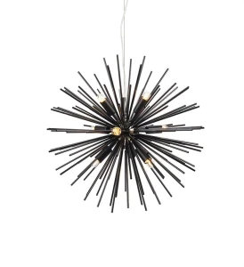 SOLEIL czarny Ø 57cm 9xE14 Lampa wisząca Markslojd 108048