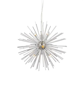 SOLEIL srebrny Ø 57cm 9xE14 Lampa wisząca Markslojd 108049