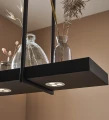 Lampa wisząca z półką TRAY czarny LED 3x3W 3000K Markslojd 105780 | 7330024549241 noxbox lampynox www.lampynox.pl