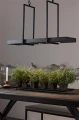 Lampa wisząca z półką TRAY czarny LED 3x3W 3000K Markslojd 105780 | 7330024549241 noxbox lampynox www.lampynox.pl