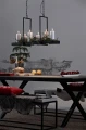 Lampa wisząca z półką TRAY czarny LED 3x3W 3000K Markslojd 105780 | 7330024549241 noxbox lampynox www.lampynox.pl