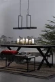 Lampa wisząca z półką TRAY czarny LED 3x3W 3000K Markslojd 105780 | 7330024549241 noxbox lampynox www.lampynox.pl