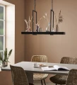 Lampa wisząca z półką TRAY czarny LED 3x3W 3000K Markslojd 105780 | 7330024549241 noxbox lampynox www.lampynox.pl