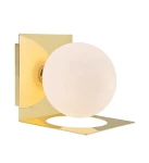 ZENIT złoty | biały G9 IP44 Kinkiet łazienkowy Markslojd 108085