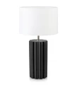 Lampa stołowa COLUMN czarny | biały Ø 24cm E14 Markslojd 108221 | 7330024600508 noxbox lampynox www.lampynox.pl