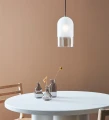Lampa wisząca COPE Mrożony | Przeźroczysty | Czarny Ø 15cm E14 Markslojd 108225 | 7330024600546 noxbox lampynox www.lampynox.pl