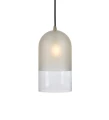 Lampa wisząca COPE Mrożony | Przeźroczysty | Czarny Ø 15cm E14 Markslojd 108225 | 7330024600546 noxbox lampynox www.lampynox.pl