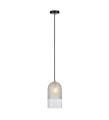 Lampa wisząca COPE Mrożony | Przeźroczysty | Czarny Ø 15cm E14 Markslojd 108225 | 7330024600546 noxbox lampynox www.lampynox.pl