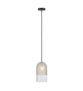 COPE Mrożony | Przeźroczysty | Czarny Ø 15cm E14 Lampa wisząca Markslojd 108225