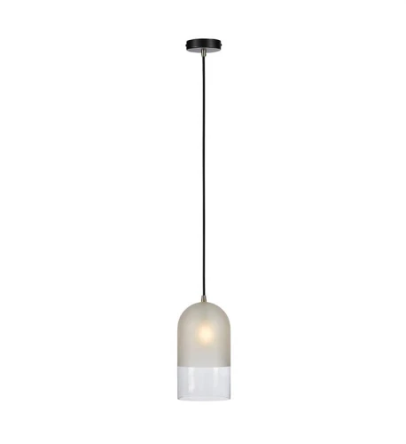 Lampa wisząca COPE Mrożony | Przeźroczysty | Czarny Ø 15cm E14 Markslojd 108225 | 7330024600546 noxbox lampynox www.lampynox.pl