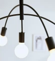 Lampa sufitowa CRUX czarny Ø 105cm 5xE27 Markslojd 108280 | 7330024602007 noxbox lampynox www.lampynox.pl