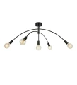 Lampa sufitowa CRUX czarny Ø 105cm 5xE27 Markslojd 108280 | 7330024602007 noxbox lampynox www.lampynox.pl