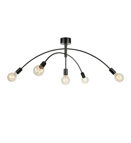 Lampa sufitowa CRUX czarny Ø 105cm 5xE27 Markslojd 108280 | 7330024602007 noxbox lampynox www.lampynox.pl