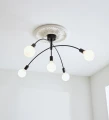 Lampa sufitowa CRUX czarny Ø 105cm 5xE27 Markslojd 108280 | 7330024602007 noxbox lampynox www.lampynox.pl