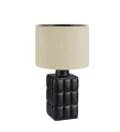 Lampa stołowa CUSCINI czarny | beżowy Ø 24cm E14 Markslojd 108248 | 7330024601680 noxbox lampynox www.lampynox.pl
