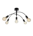 Lampa sufitowa CYGNUS czarny Ø 70cm 5xE27 Markslojd 108284 | 7330024602045 noxbox lampynox www.lampynox.pl