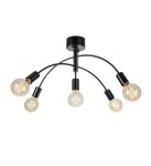 CYGNUS czarny Ø 70cm 5xE27 Lampa sufitowa Markslojd 108284