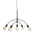 Lampa wisząca CYGNUS czarny Ø 70cm 5xE27 Markslojd 108286 | 7330024602069 noxbox lampynox www.lampynox.pl