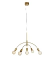 Lampa wisząca CYGNUS złoty Ø 70cm 5xE27 Markslojd 108287 | 7330024602076 noxbox lampynox www.lampynox.pl