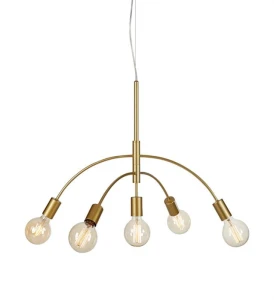 CYGNUS złoty Ø 70cm 5xE27 Lampa wisząca Markslojd 108287