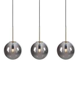 DIONE przydymiony | antyczny 3xE14 Lampa wisząca potrójna Markslojd 108270