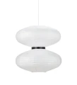 Lampa wisząca DUAL biały | czarny Ø 60cm 2xE27 Markslojd 108215 | 7330024600447 noxbox lampynox www.lampynox.pl