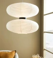 Lampa wisząca DUAL biały | czarny Ø 60cm 2xE27 Markslojd 108215 | 7330024600447 noxbox lampynox www.lampynox.pl