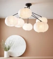 Lampa sufitowa GALAXY czarny | biały 7xE14 Markslojd 108216 | 7330024600454 noxbox lampynox www.lampynox.pl