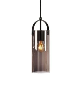 GLORY czarny | przydymiony Ø 12cm E27 Lampa wisząca Markslojd 108218