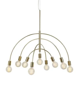 LAVELLO mosiądz Ø 95cm 9xE27 Lampa wisząca Markslojd 108289