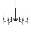 Lampa wisząca MONARCH czarny Ø 70cm 6xE14 Markslojd 108209 | 7330024600386 noxbox lampynox www.lampynox.pl