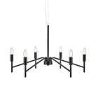 MONARCH czarny Ø 70cm 6xE14 Lampa wisząca Markslojd 108209