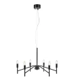 Lampa wisząca MONARCH czarny Ø 70cm 6xE14 Markslojd 108209 | 7330024600386 noxbox lampynox www.lampynox.pl