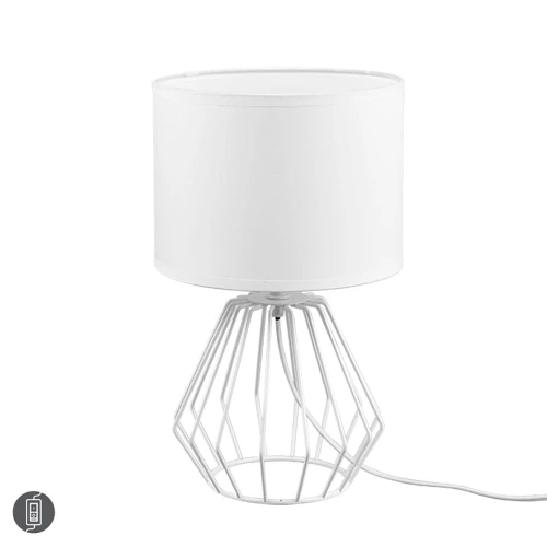 Lampka stołowa CHUCK Biały E14 RL R50931001 | 4017807506815 noxbox lampynox www.lampynox.pl