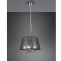 Lampa wisząca CIMA Czarny | Chrom śr.50cm. 5xE14 RL R31035006 | 4017807504989 noxbox lampynox www.lampynox.pl