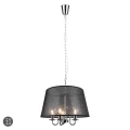 Lampa wisząca CIMA Czarny | Chrom śr.50cm. 5xE14 RL R31035006 | 4017807504989 noxbox lampynox www.lampynox.pl