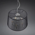 Lampa wisząca CIMA Czarny | Chrom śr.50cm. 5xE14 RL R31035006 | 4017807504989 noxbox lampynox www.lampynox.pl