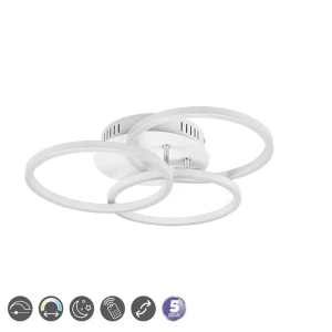 CIRCLE Biały mat DIM LED PILOT 27W 2700-6000K Lampa sufitowa RL R62823131
