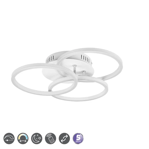 Lampa sufitowa CIRCLE Biały mat DIM LED PILOT 27W 2700-6000K RL R62823131 | 4017807500592 noxbox lampynox www.lampynox.pl