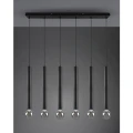 Lampa wisząca CLERMONT Czarny mat 6xE27 Trio 313400632 | 4017807504392 noxbox lampynox www.lampynox.pl