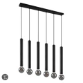 Lampa wisząca CLERMONT Czarny mat 6xE27 Trio 313400632 | 4017807504392 noxbox lampynox www.lampynox.pl
