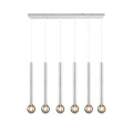 Lampa wisząca CLERMONT Biały mat 6xE27 Trio 313400631 | 4017807504378 noxbox lampynox www.lampynox.pl